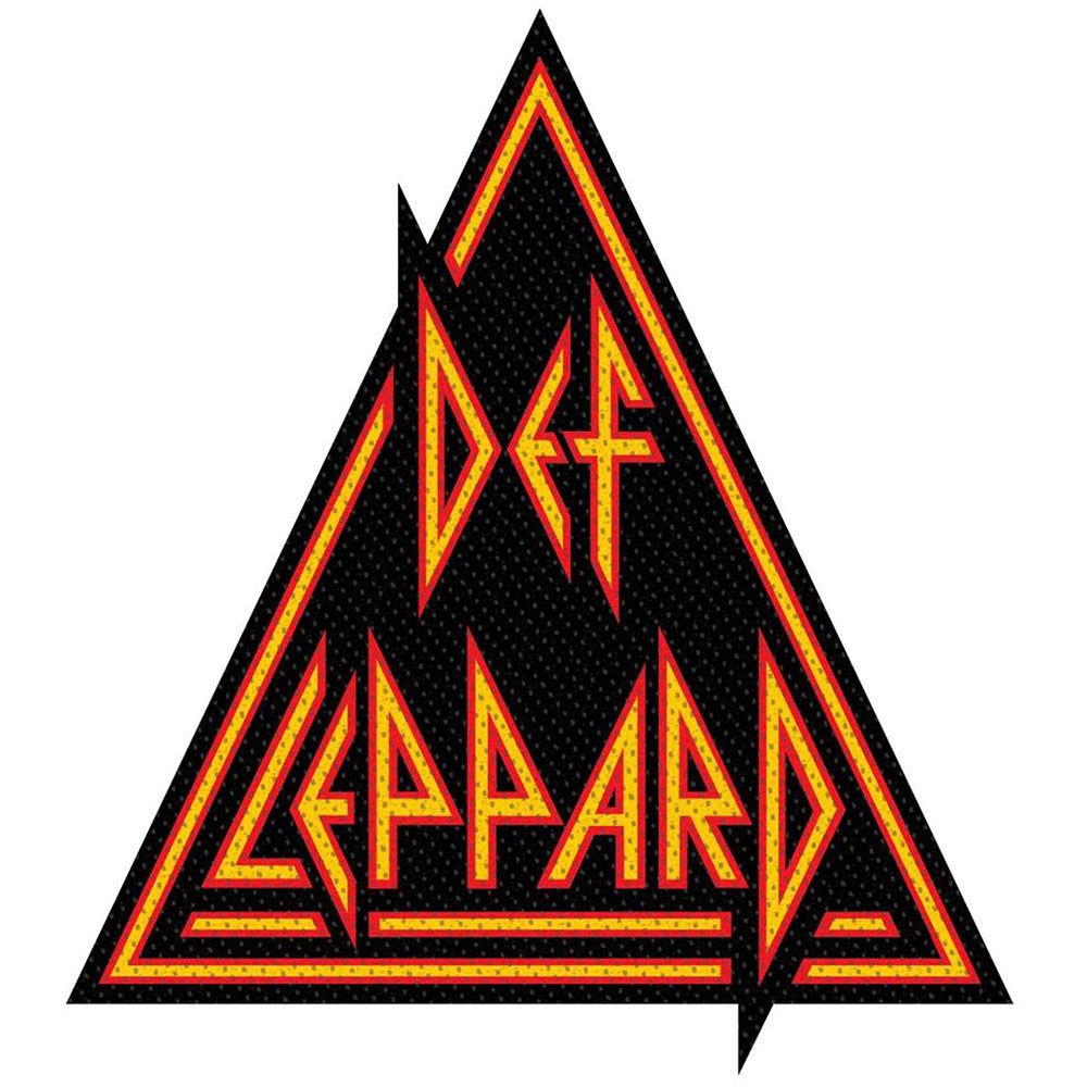 Def Leppard - Cut-Out Logo (90mm x 85mm) Sew-On Patch