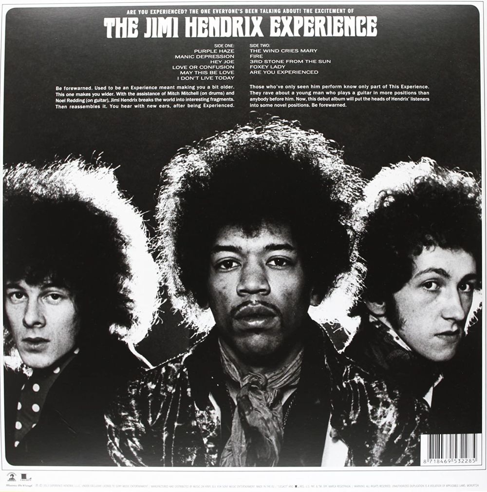 Hendrix, Jimi - Are You Experienced (U.S. cover) (Mono) (180g) - Vinyl - New