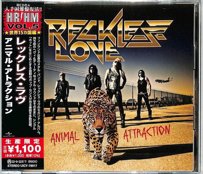 Reckless Love - Animal Attraction (2022 Jap. reissue with bonus track) - CD - New
