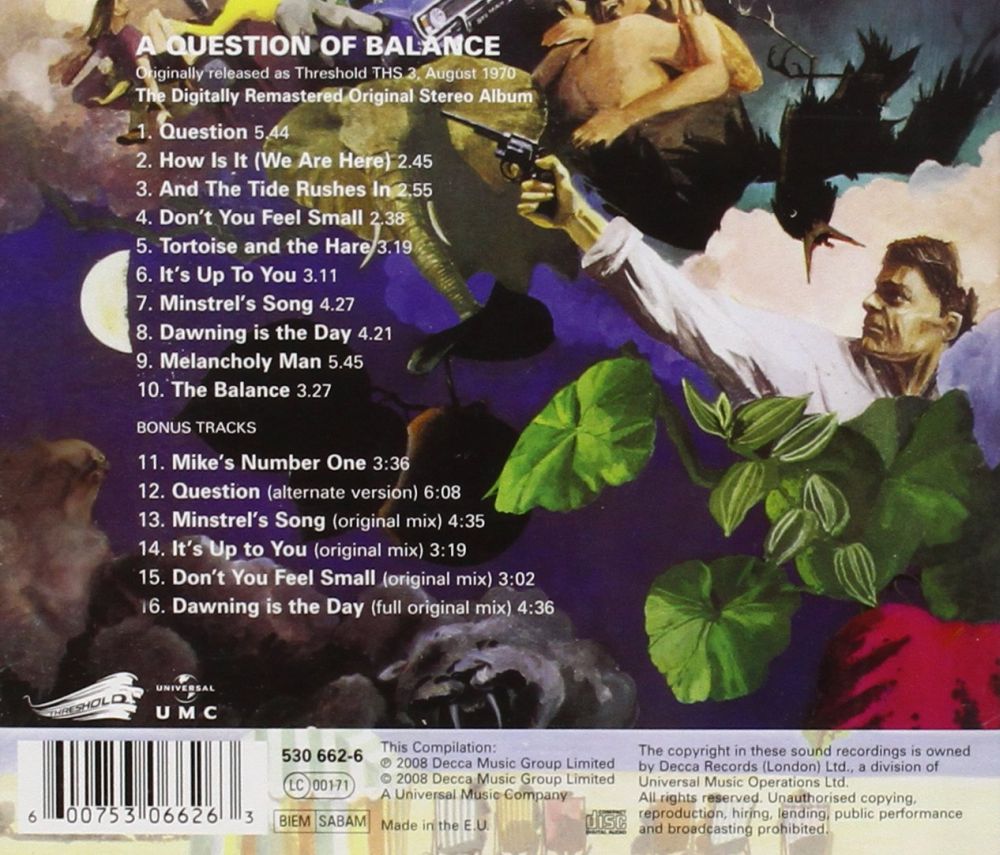Moody Blues - Question Of Balance, A (2008 remaster with 6 bonus tracks) - CD - New