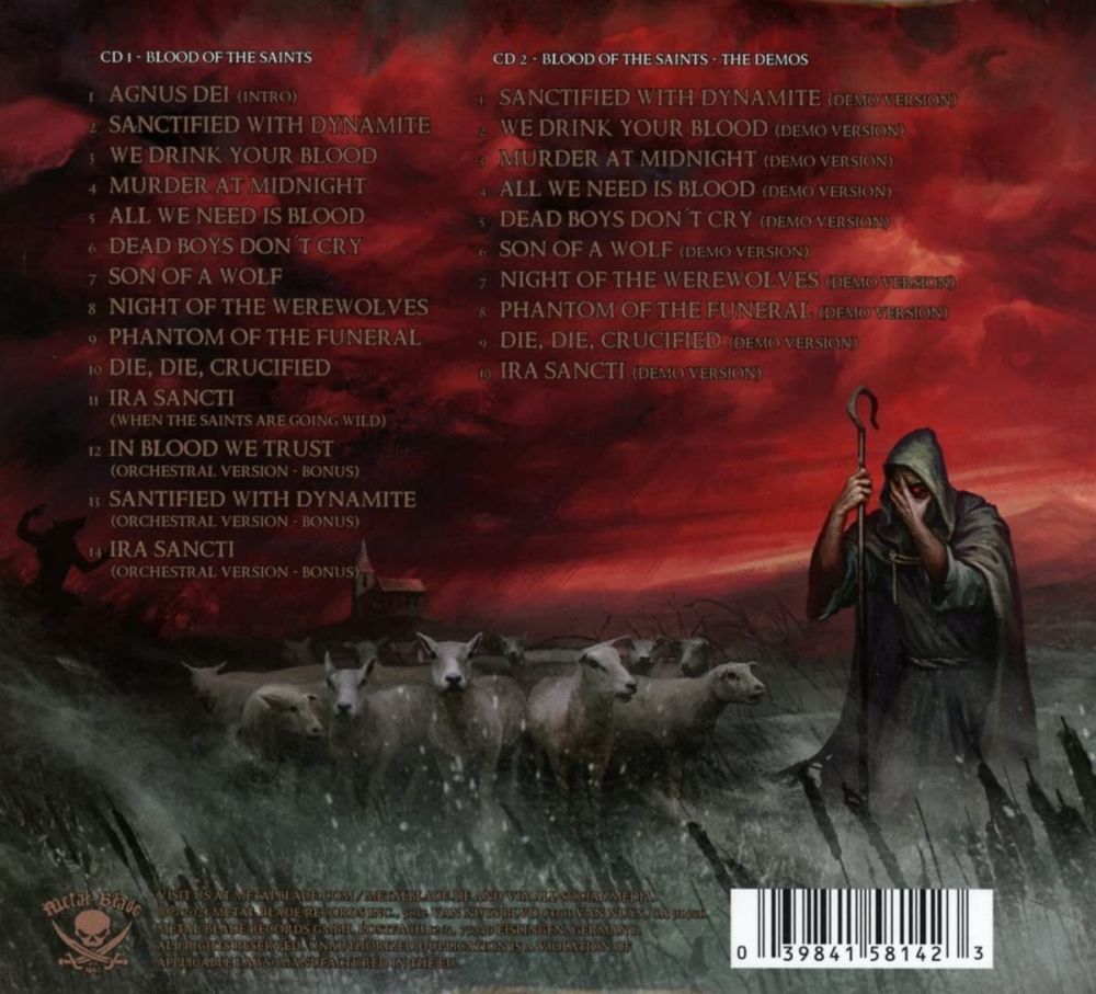 Powerwolf - Blood Of The Saints (10th Anniversary Deluxe 2CD digibook reissue) - CD - New