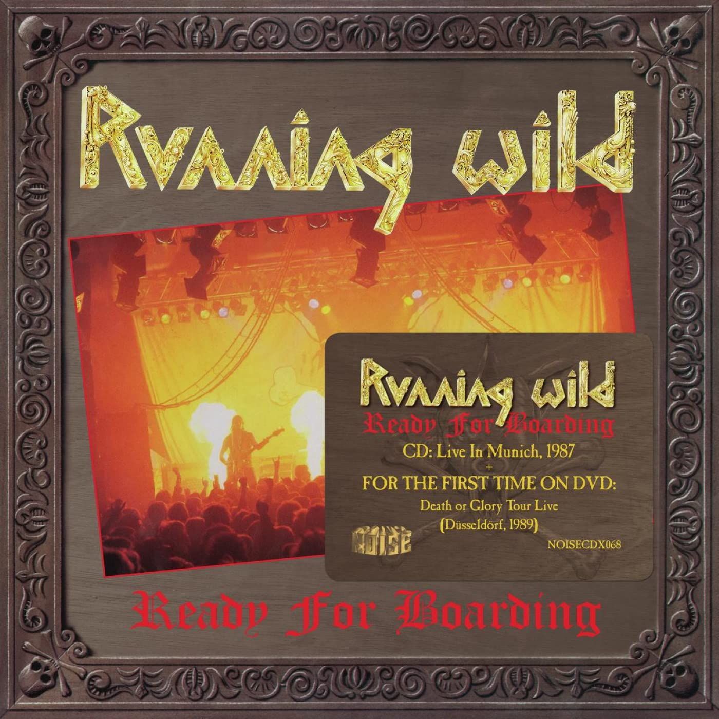 Running Wild - Ready For Boarding (2022 CD/DVD reissue) - CD - New