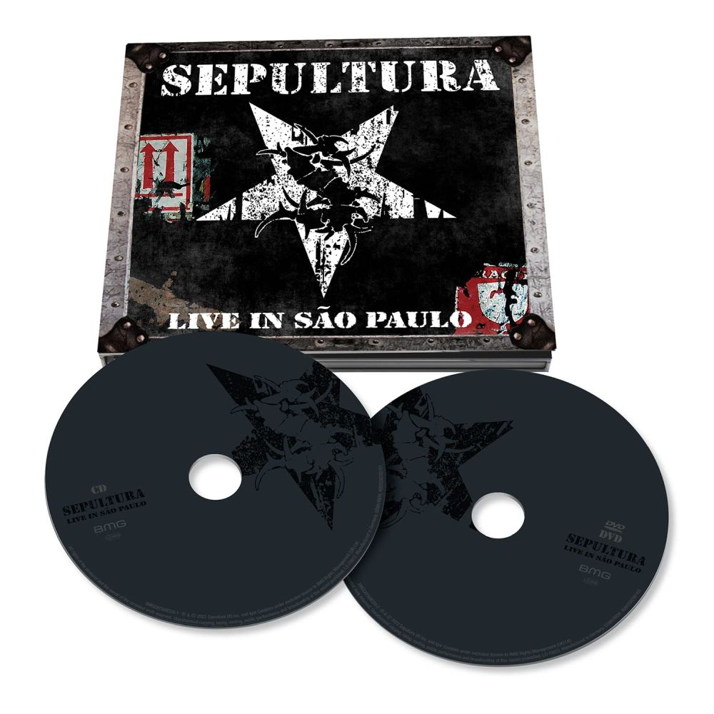 Sepultura - Live In Sao Paulo (2022 CD/DVD remastered reissue) - CD - New