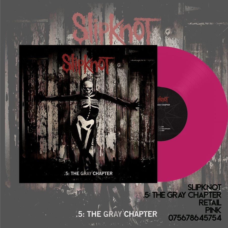 Slipknot - .5: The Gray Chapter (Ltd. Ed. 2022 2LP Pink Vinyl gatefold reissue) - Vinyl - New