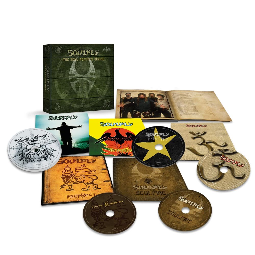Soulfly - Soul Remains Insane, The (Soulfly/Primitive/3/Prophecy/Soulfire) (5CD Box Set) - CD - New