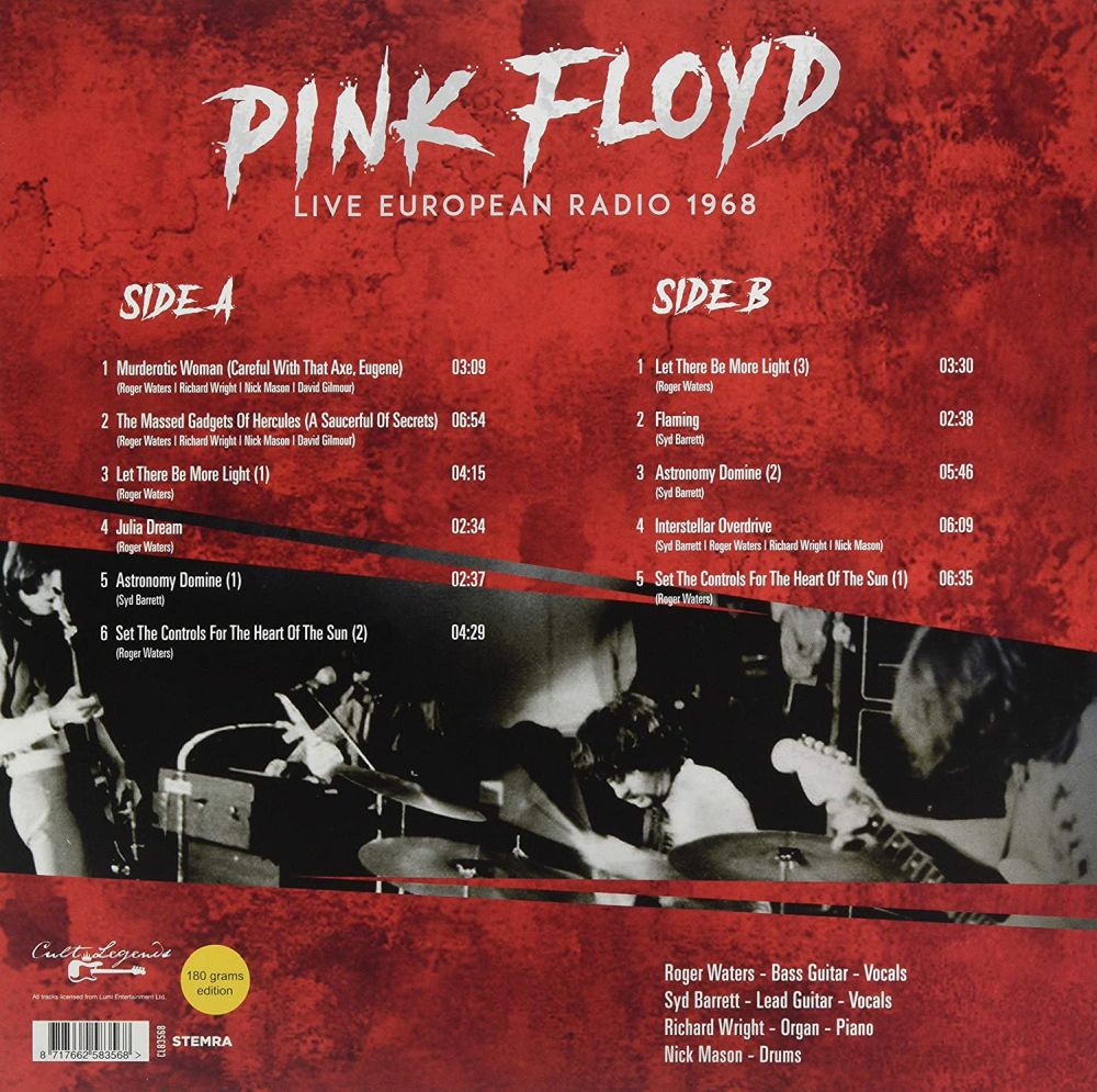 Pink Floyd - Live European Radio 1968 (180g) - Vinyl - New