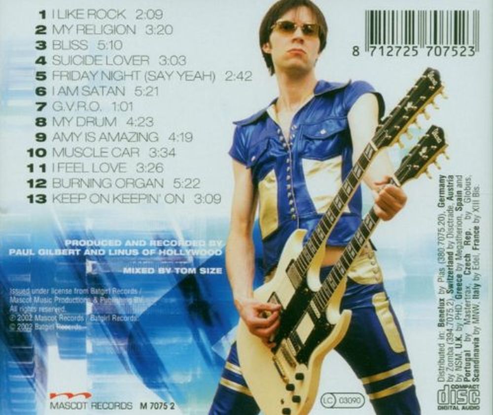 Gilbert, Paul - Burning Organ - CD - New