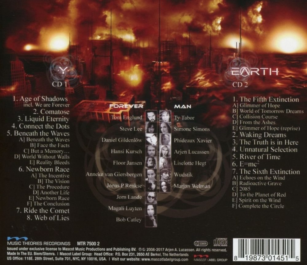 Ayreon - 01011001 (2CD) - CD - New