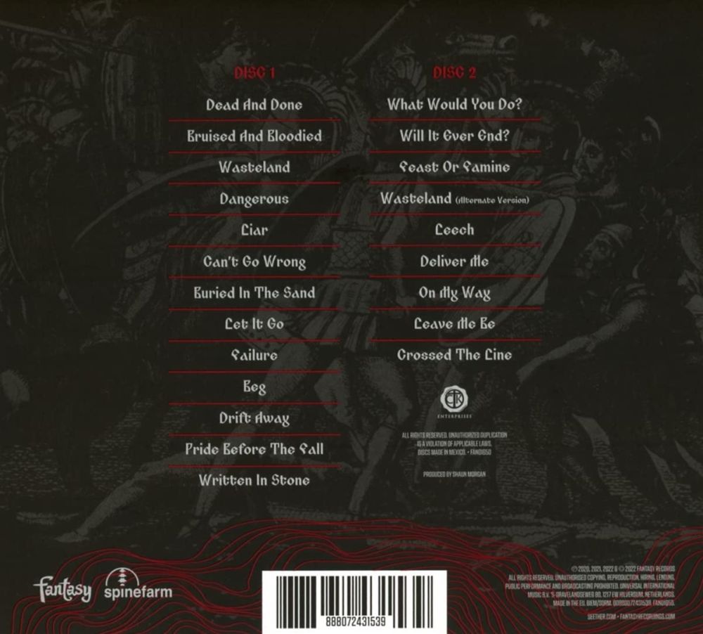 Seether - Si Vis Pacem Para Bellum (2022 Deluxe Ed. 2CD reissue with 9 bonus tracks) - CD - New