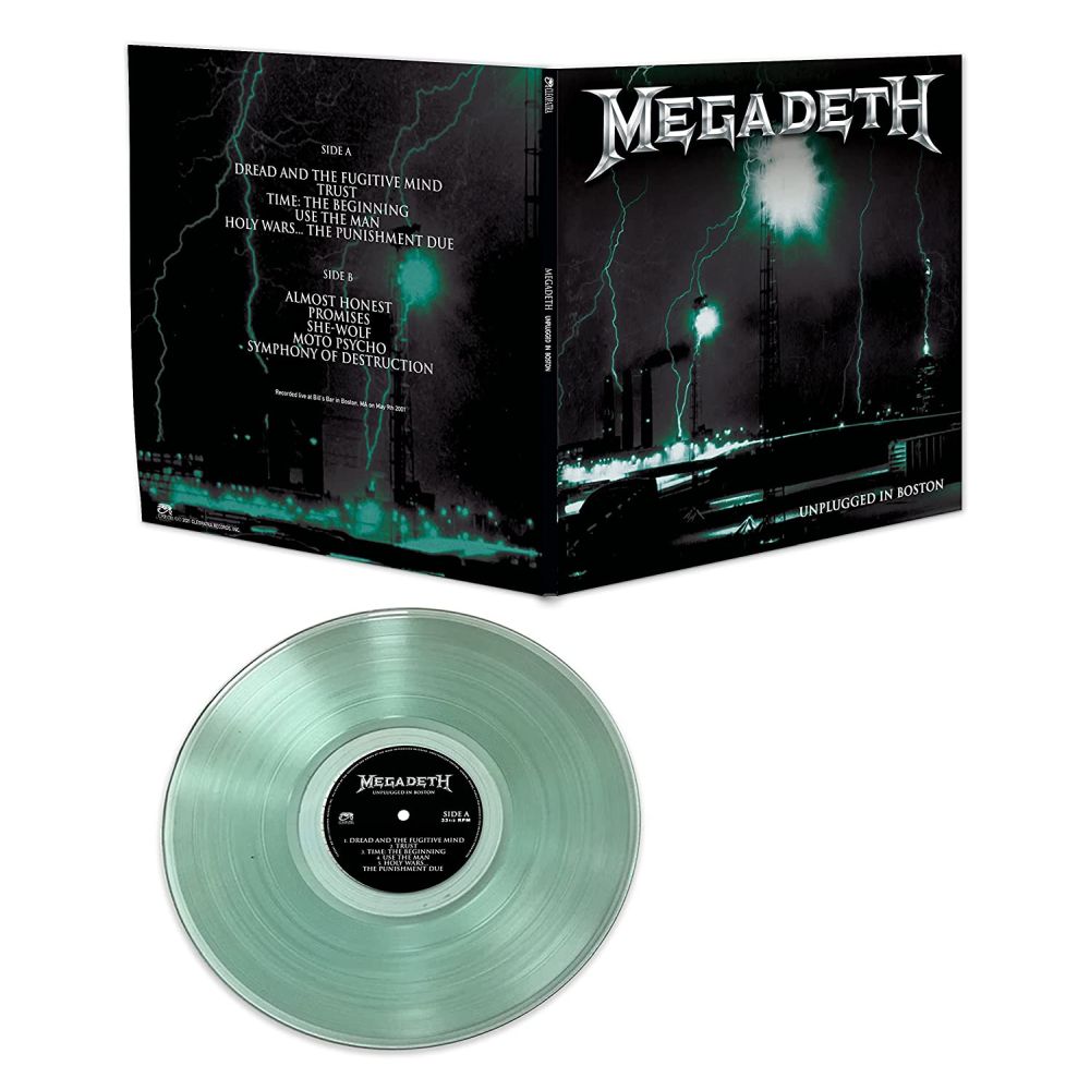Megadeth - Unplugged In Boston (Ltd. Ed. Coke Bottle Clear vinyl gatefold) - Vinyl - New