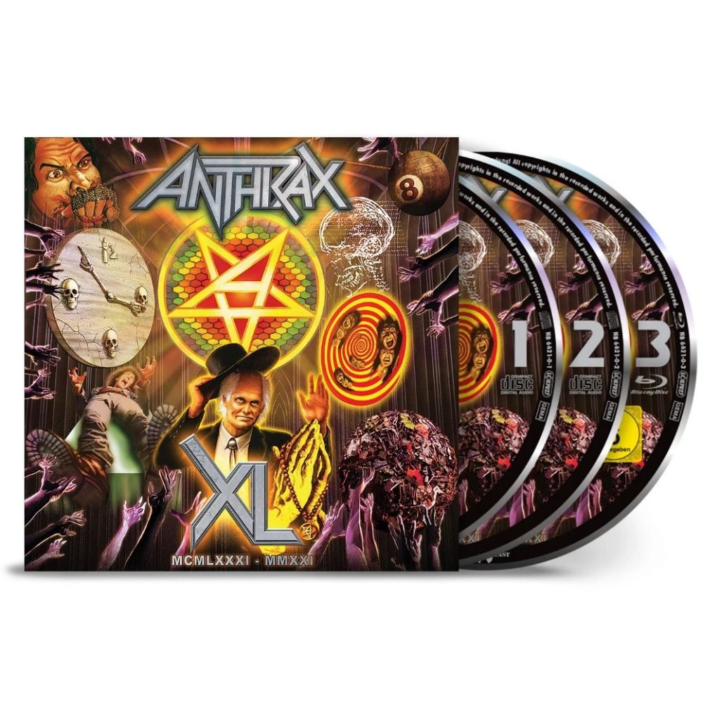 Anthrax - XL - MCMLXXXI-MMXXI (Ltd. Ed. 2CD/Blu-Ray) (RA/B/C) - CD - New