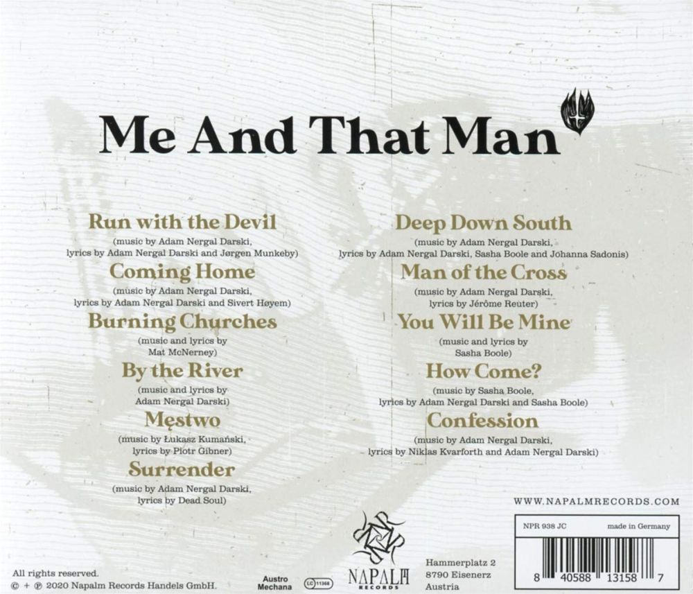 Me And That Man - New Man, New Songs, Same Shit. Vol. 1 - CD - New