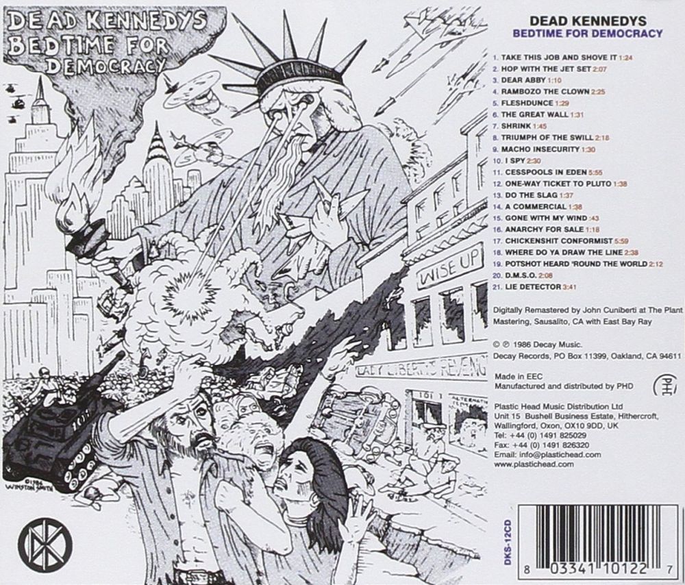 Dead Kennedys - Bedtime For Democracy (Euro.) - CD - New