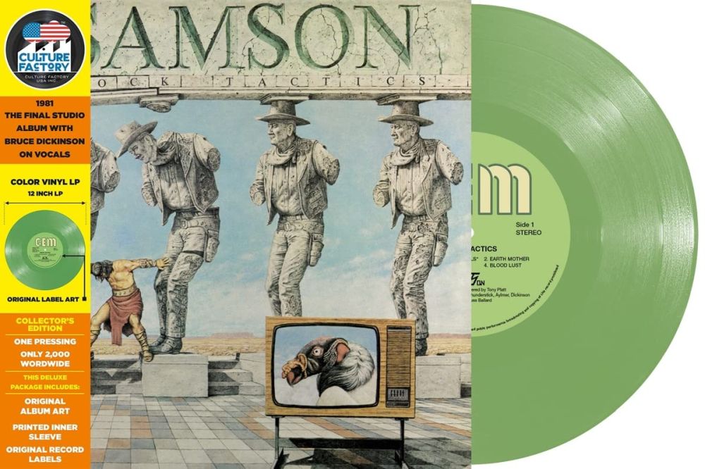 Samson - Shock Tactics (Ltd. Ed. 2022 Green vinyl reissue - 2000 copies) - Vinyl - New