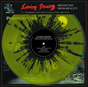 Living Death - Protected From Reality (Ltd. Ed. 2022 180g Neon Yellow & Black Marbled vinyl reissue - numbered ed. of 1111) - Vinyl - New