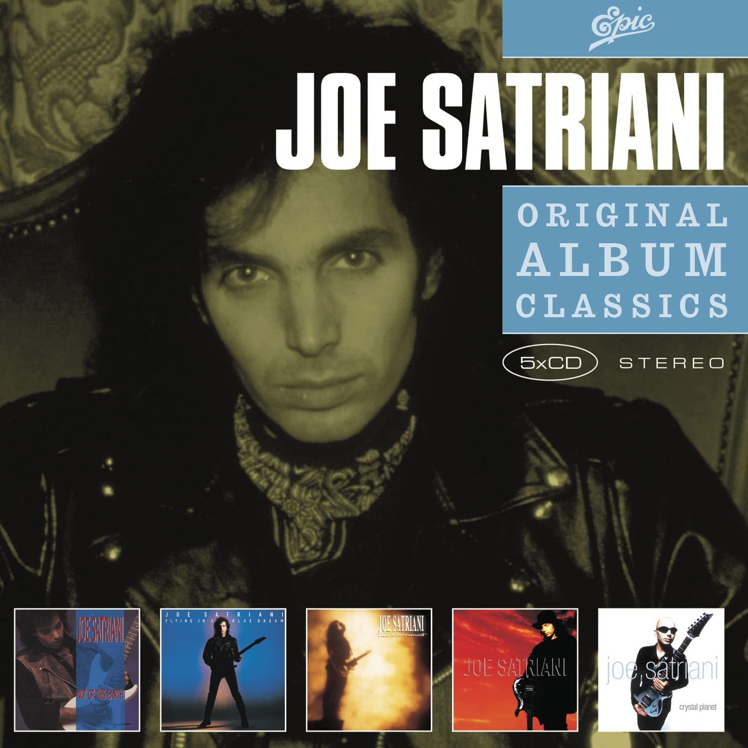 Satriani, Joe - Original Album Classics (Not Of This Earth/Flying In A Blue Dream/The Extremist/Joe Satriani/Crystal Planet) (5CD) - CD - New