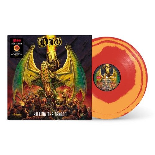 Dio - Killing The Dragon (Ltd. Ed. 20th Anniversary Red/Orange Swirl vinyl gatefold reissue) - Vinyl - New