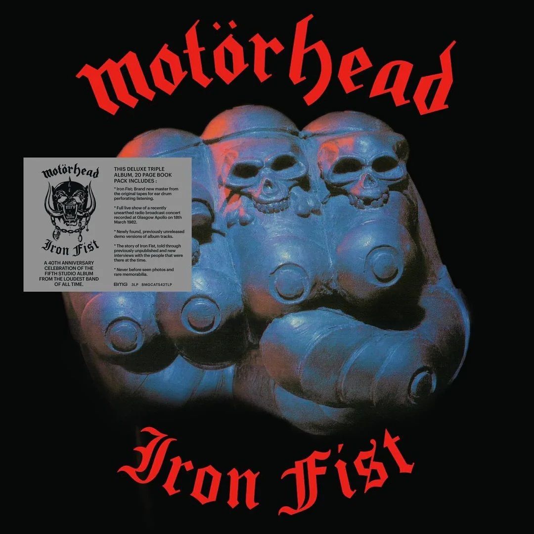 Motorhead - Iron Fist (3LP 40th Ann. Ed. Expanded) - Vinyl - New