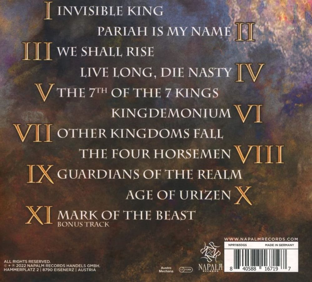 Hammer King - Kingdemonium (digipak with bonus track) - CD - New