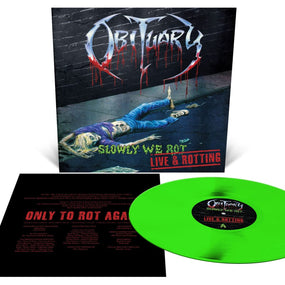 Obituary - Slowly We Rot: Live & Rotting (Slime Green vinyl) - Vinyl - New