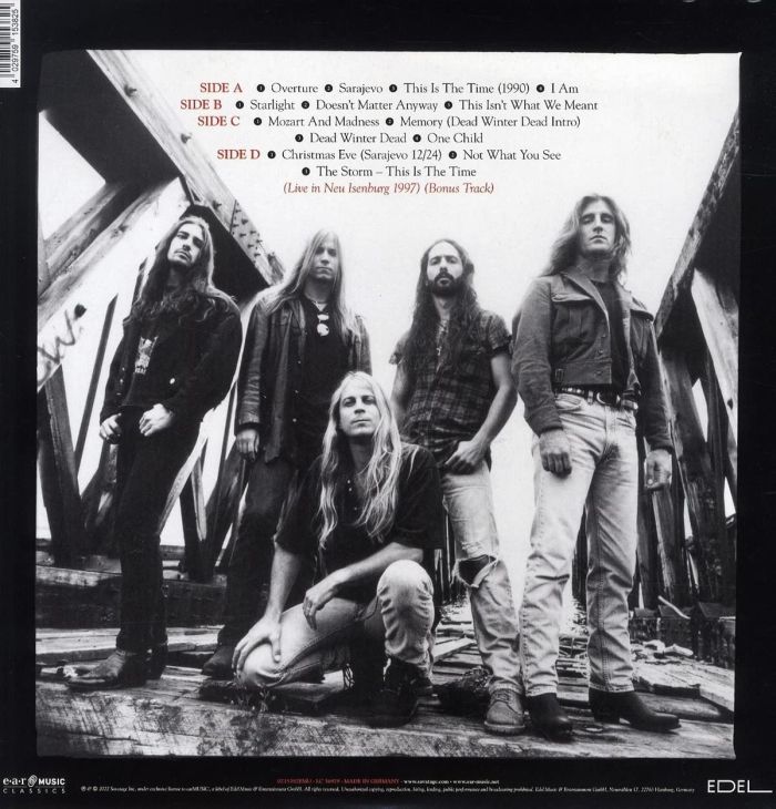 Savatage - Dead Winter Dead (2022 Ltd. Collector's Ed. 2LP Red vinyl gatefold reissue with exclusive 1996 tour poster replica) - Vinyl - New