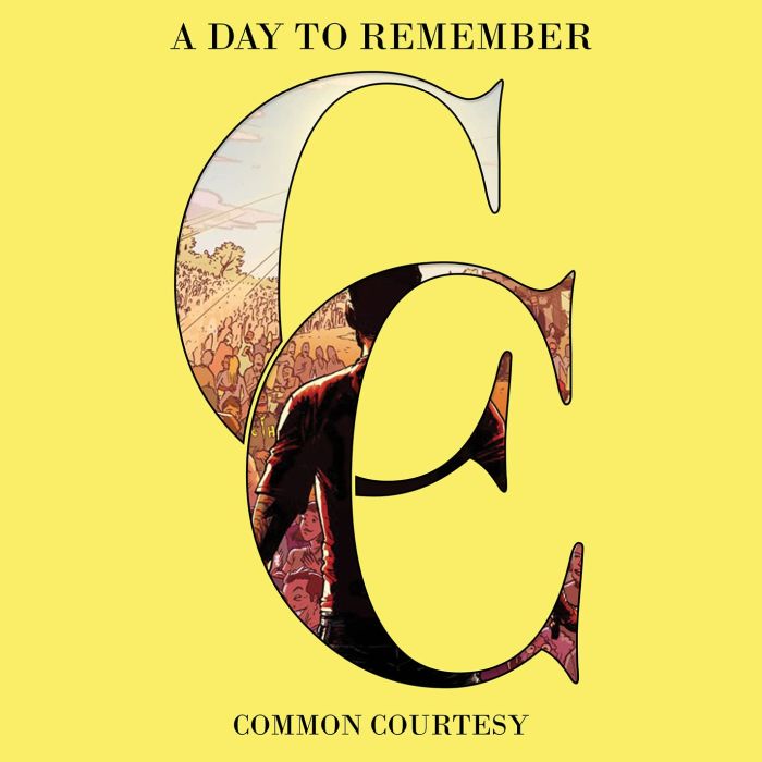 Day To Remember - Common Courtesy (Ltd. Ed. 2022 2LP Lemon & Milky Clear vinyl gatefold reissue) - Vinyl - New