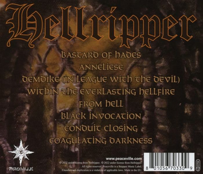 Hellripper - Coagulating Darkness (2022 reissue) - CD - New