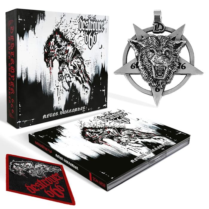 Destroyer 666 - Never Surrender (Ltd. Deluxe Ed. CD Box with bonus track, patch & pendant) - CD - New