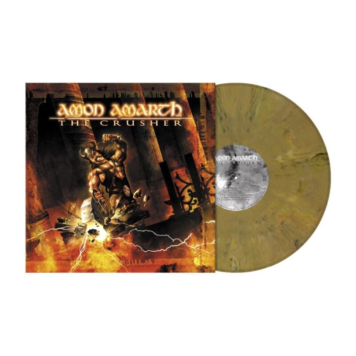 Amon Amarth - Crusher, The (2022 Brown Beige Marbled vinyl reissue with poster) - Vinyl - New