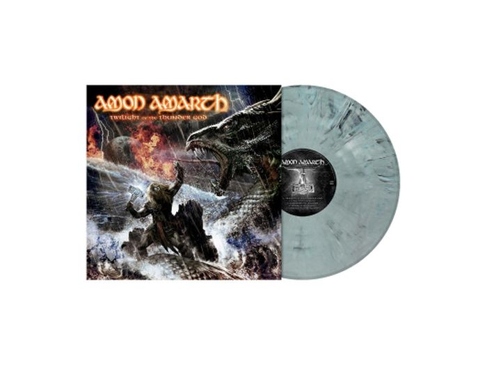 Amon Amarth - Twilight Of The Thunder God (2022 Grey Blue Marbled vinyl reissue with poster) - Vinyl - New