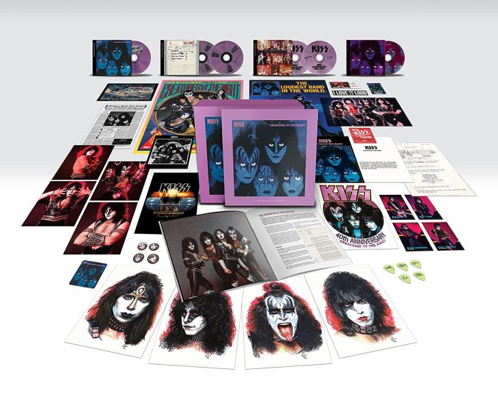 Kiss - Creatures Of The Night (40th Ann. Limited Ed. Super Deluxe Box Set (5CD, Blu-Ray Audio, Hardcover Book, Exclusive Kollectable Bonus Items) - CD - New