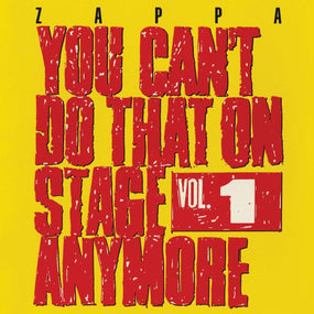 Zappa, Frank - You Can't Do That On Stage Anymore Vol. 1 (2CD) - CD - New