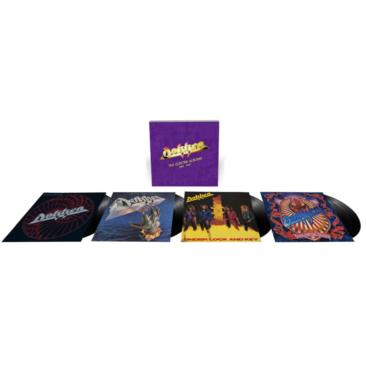 Dokken - Elektra Albums 1983-1987, The (Breaking The Chains/Tooth And Nail/Under Lock And Key/Back For The Attack) (180g 5LP Box Set) - Vinyl - New