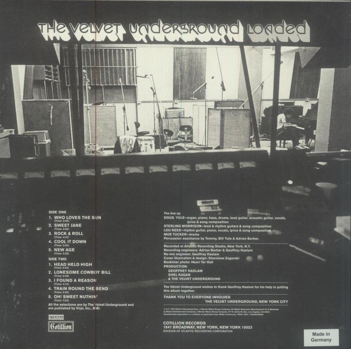 Velvet Underground - Loaded (Ltd. Ed. 2023 Crystal-Clear vinyl reissue) - Vinyl - New