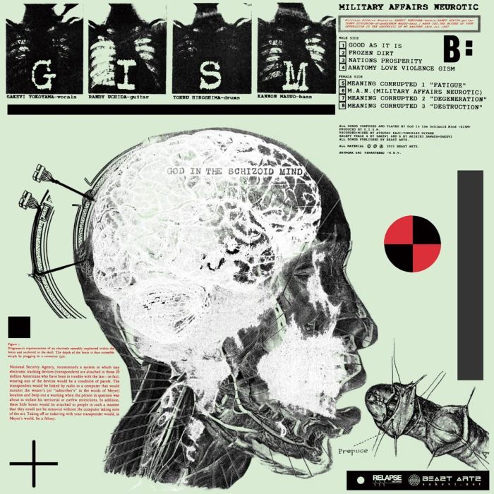 G.I.S.M. - Military Affairs Neurotic (2023 reissue) - CD - New