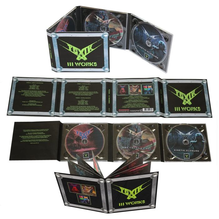 Toxik - III Works (In Humanity/Breaking Clas$/Kinetic Closure) (Ltd. Ed. 2023 3CD reissue) - CD - New