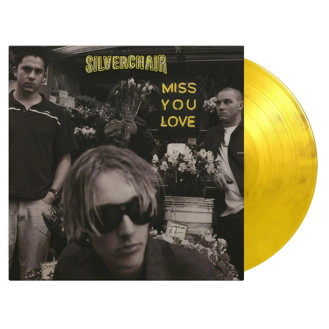 Silverchair - Miss You Love (Ltd. Ed. 12" Crystal Clear, Yellow & Black Marbled vinyl) - Vinyl - New