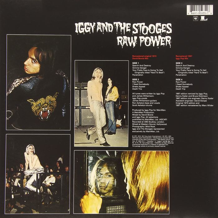 Stooges (Iggy And The Stooges) - Raw Power (2012 2LP gatefold remastered reissue) (U.S.) - Vinyl - New