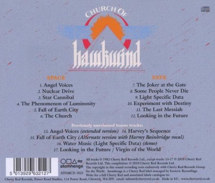 Hawkwind - Church Of Hawkwind (2010 reissue with 5 bonus tracks) - CD - New