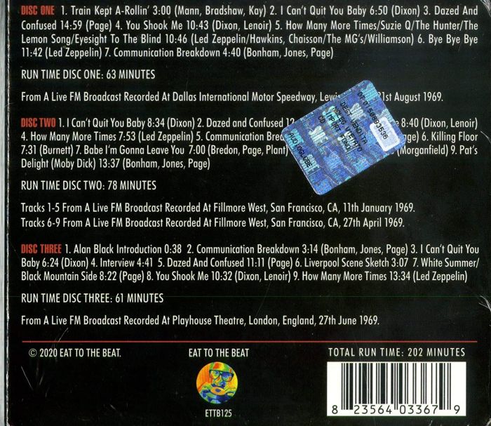Led Zeppelin - Transmission Impossible (Radio Broadcasts) (3CD) - CD - New
