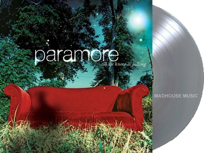 Paramore - All We Know Is Falling (Ltd. Ed. 2021 Fueled By Ramen 25th Anniversary Silver Vinyl reissue) - Vinyl - New