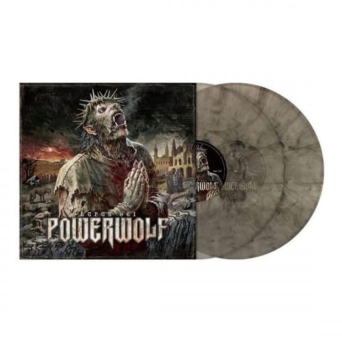 Powerwolf - Lupus Dei (Ltd. 15th Anniversary Ed. 2022 Silver/Black Splatter vinyl gatefold reissue with poster - 500 copies) - Vinyl - New