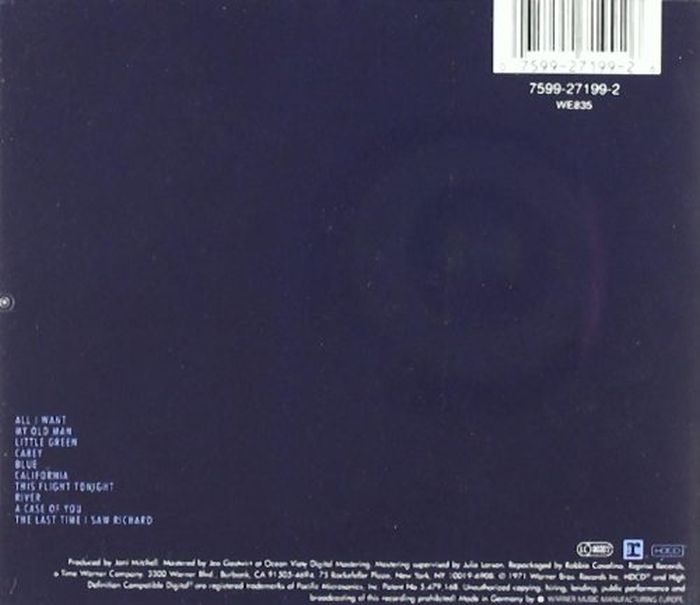 Mitchell, Joni - Blue - CD - New