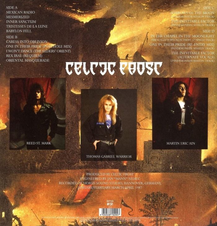 Celtic Frost - Into The Pandemonium (2023 2LP Gold vinyl remastered gatefold reissue) - Vinyl - New