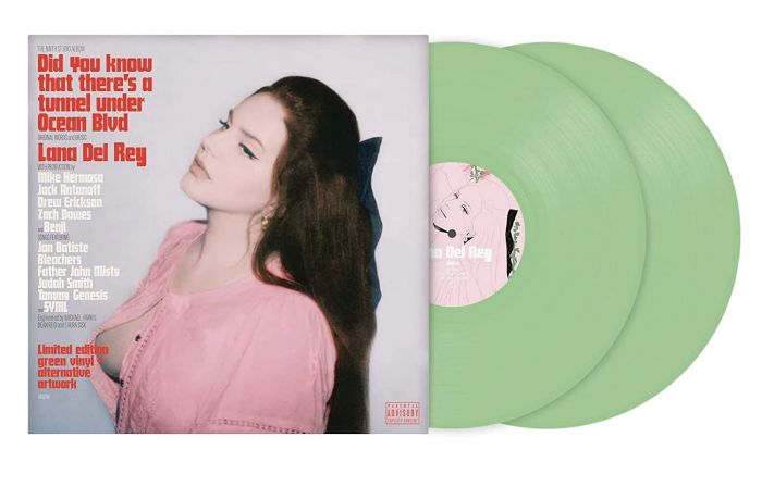 Del Rey, Lana - Did You Know That There's A Tunnel Under Ocean Blvd (Ltd. Ed. 2LP Indie Exclusive Green Vinyl gatefold) - Vinyl - New