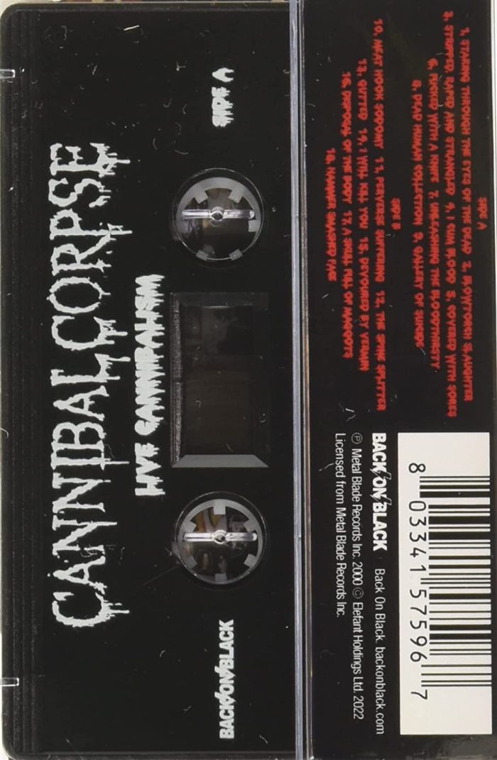 Cannibal Corpse - Live Cannibalism (2023 reissue) - Cassette - New