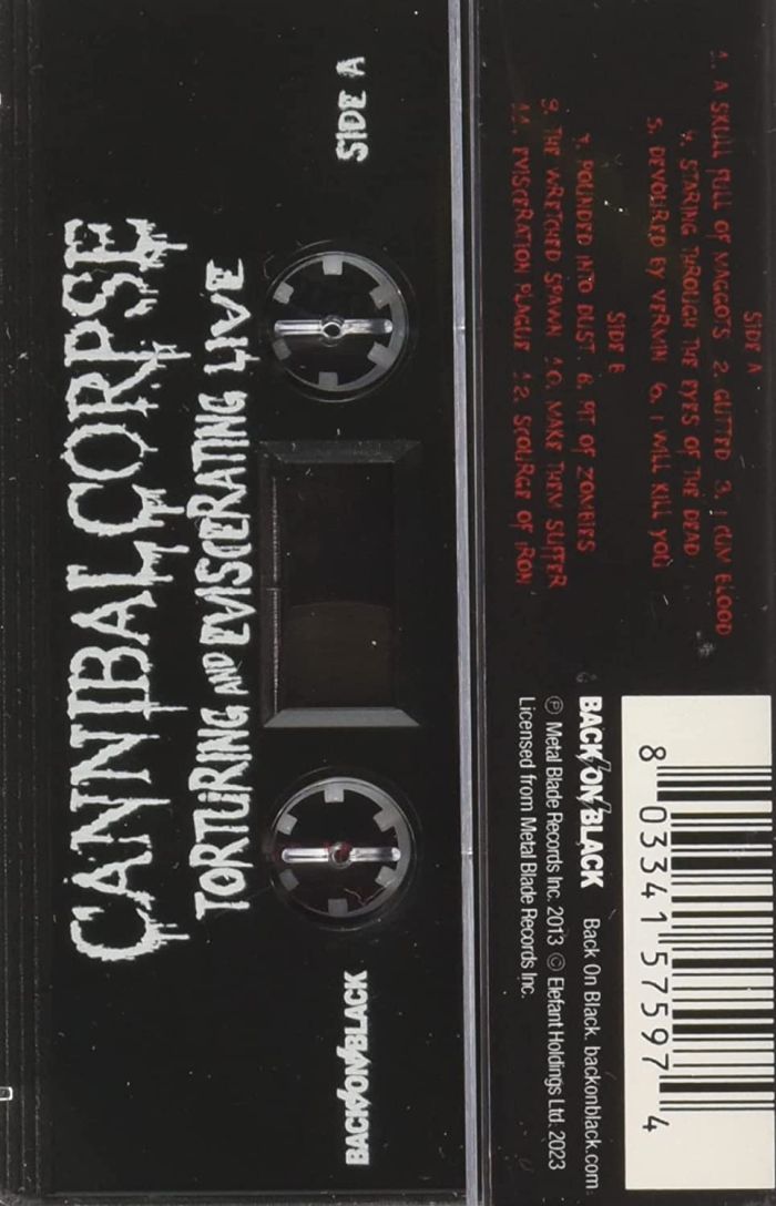 Cannibal Corpse - Torturing And Eviscerating Live (2023 reissue) - Cassette - New