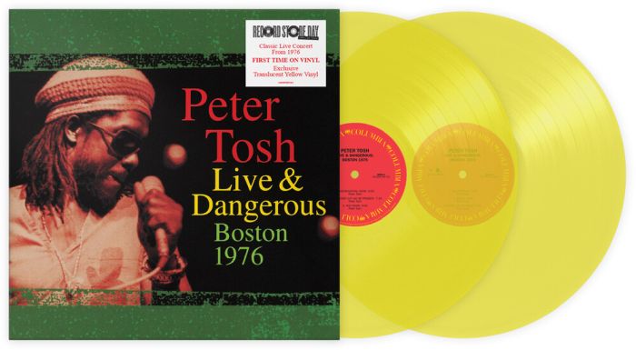Tosh, Peter - Live & Dangerous: Boston 1976 (2LP Translucent Yellow vinyl) (2023 RSD LTD ED) - Vinyl - New
