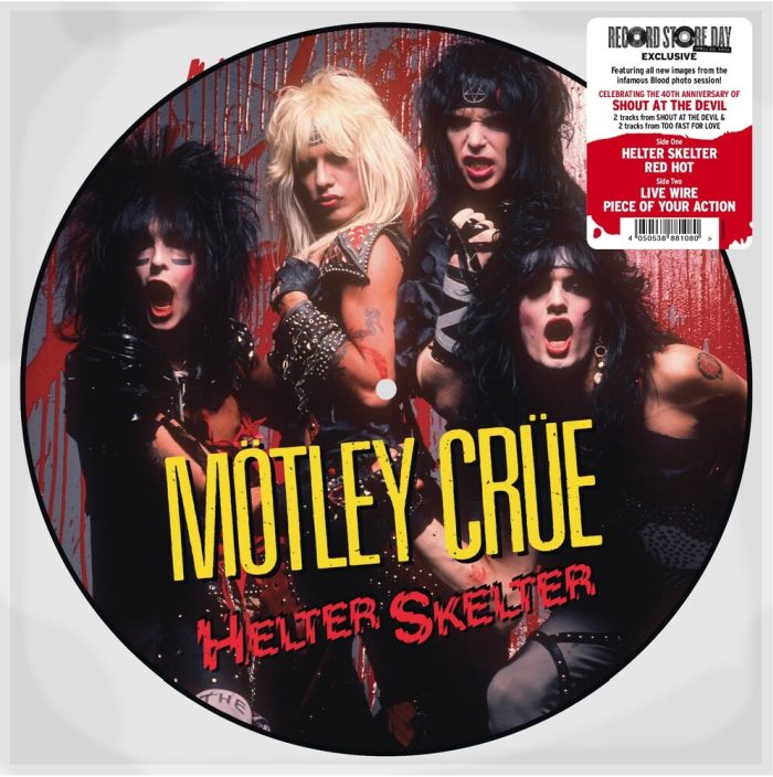 Motley Crue - Helter Skelter (40th Anniversary 12" EP Picture Disc) (2023 RSD LTD ED) - Vinyl - New