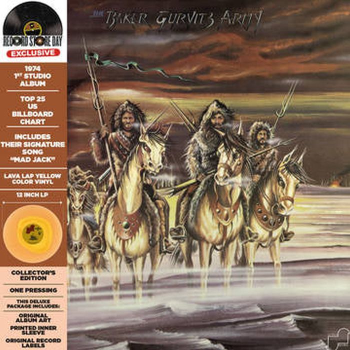 Baker Gurvitz Army - Baker Gurvitz Army, The (Lava Lap Yellow vinyl) (2023 RSD LTD ED) - Vinyl - New